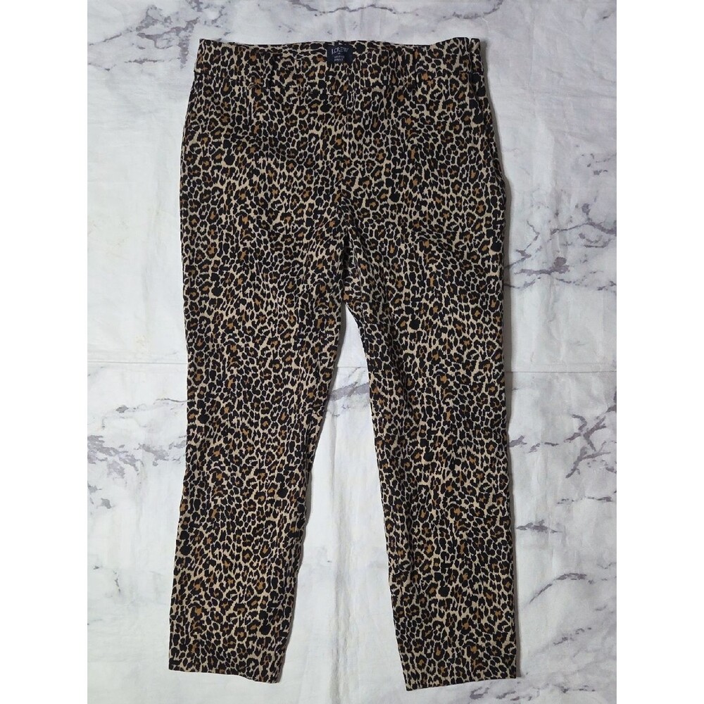 J. Crew Cheetah Winnie Pants